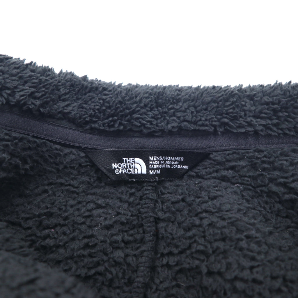 THE NORTH FACE Half Zip Fleece Jacket M Black Polyester CAMPSHIRE PULLOVER NF0A33QX