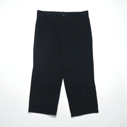 DOCKERS ( Levi's ) 00年代 ワイド コーデュロイ チノパンツ L ブラック CLASSIC FIT コットン