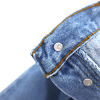 Levi's USA Made 90s 501 Denim Pants Size 32 Blue Ice Wash Cotton Button Fly 501-0193