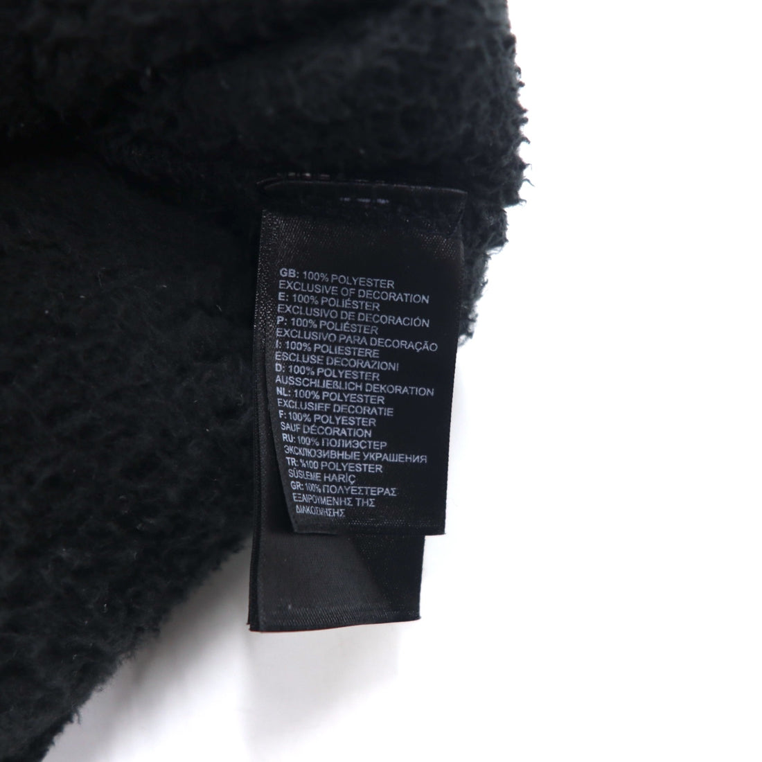 THE NORTH FACE Half Zip Fleece Jacket M Black Polyester CAMPSHIRE PULLOVER NF0A33QX
