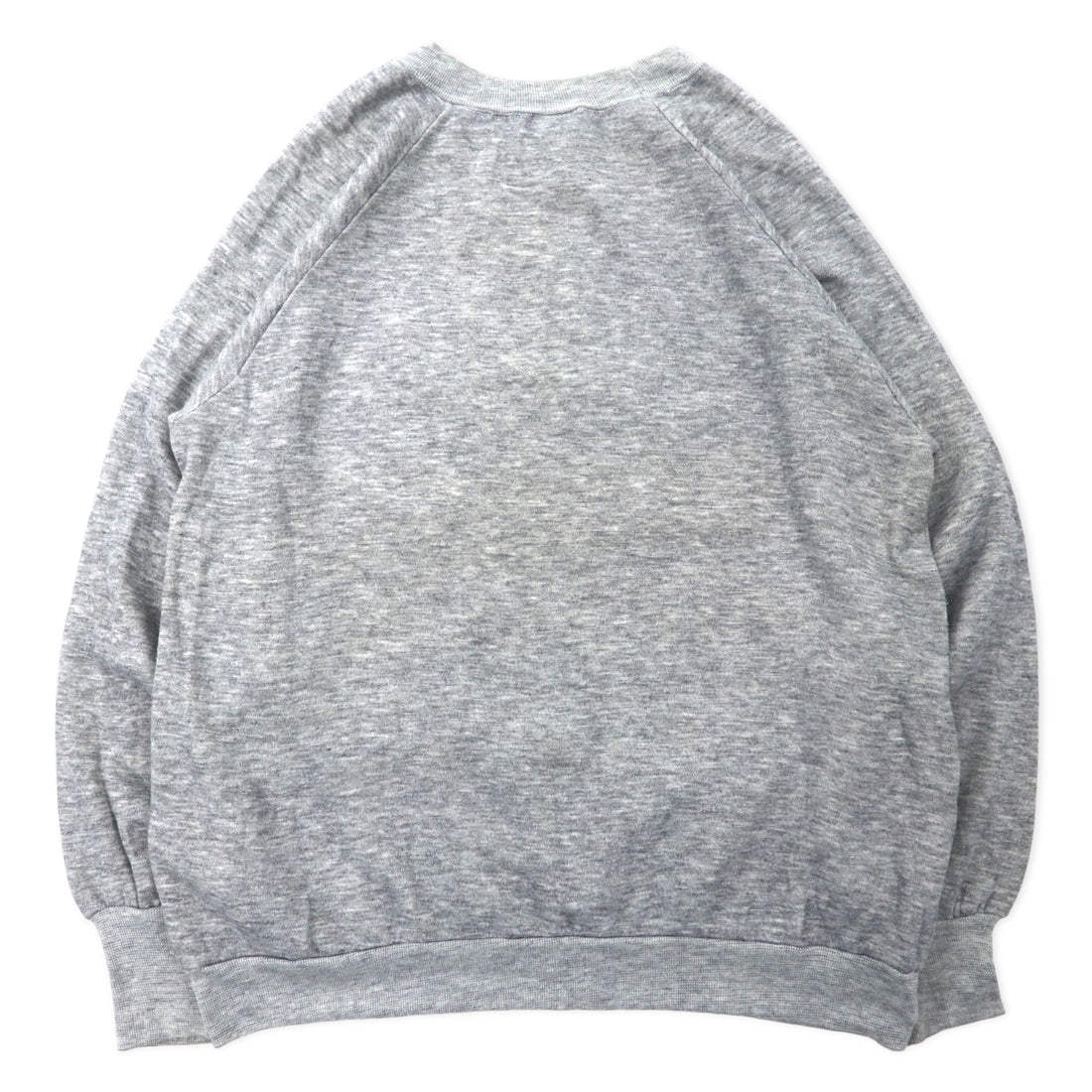 SIGNAL USA made 90s patch print sweatshirt, XL, grey, cotton, brushed lining
