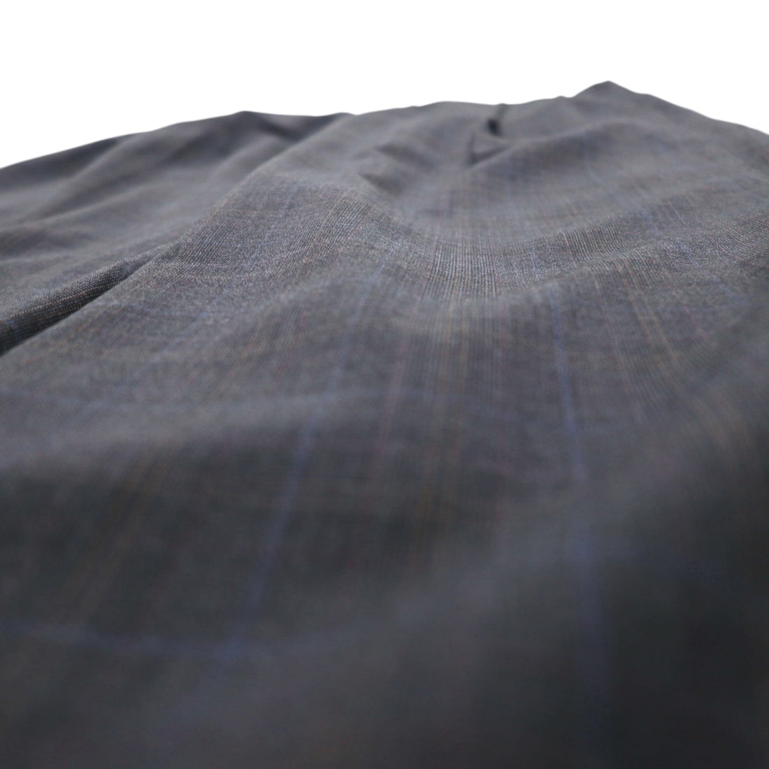 Brooks Brothers Golden Fleece ハンドテーラード 2タック ワイド スラックスパンツ L グレー チェック ウール