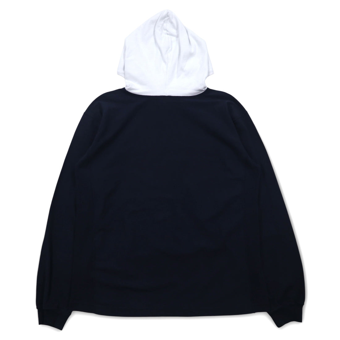 Champion Reverse Weave Long Sleeve Hooded Parka Shirt Long TM Navy C3-P408