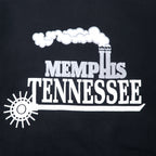 JERZEES Made in USA 90s Printed Sweatshirt M Black Cotton MEMPHIS TENNESSEE