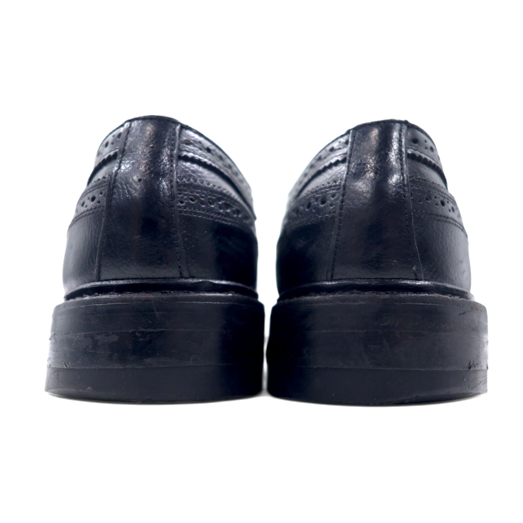 BARCLAY Wingtip Medallion Country Shoes Dress Shoes 27cm Black Leather