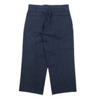 LEVI'S スタプレ クロップド ワイド レッグ チノ トラウザー パンツ 31 ブルー 濃紺 STA-PREST CROPPED WIDE LEG CHINO 47873-0002