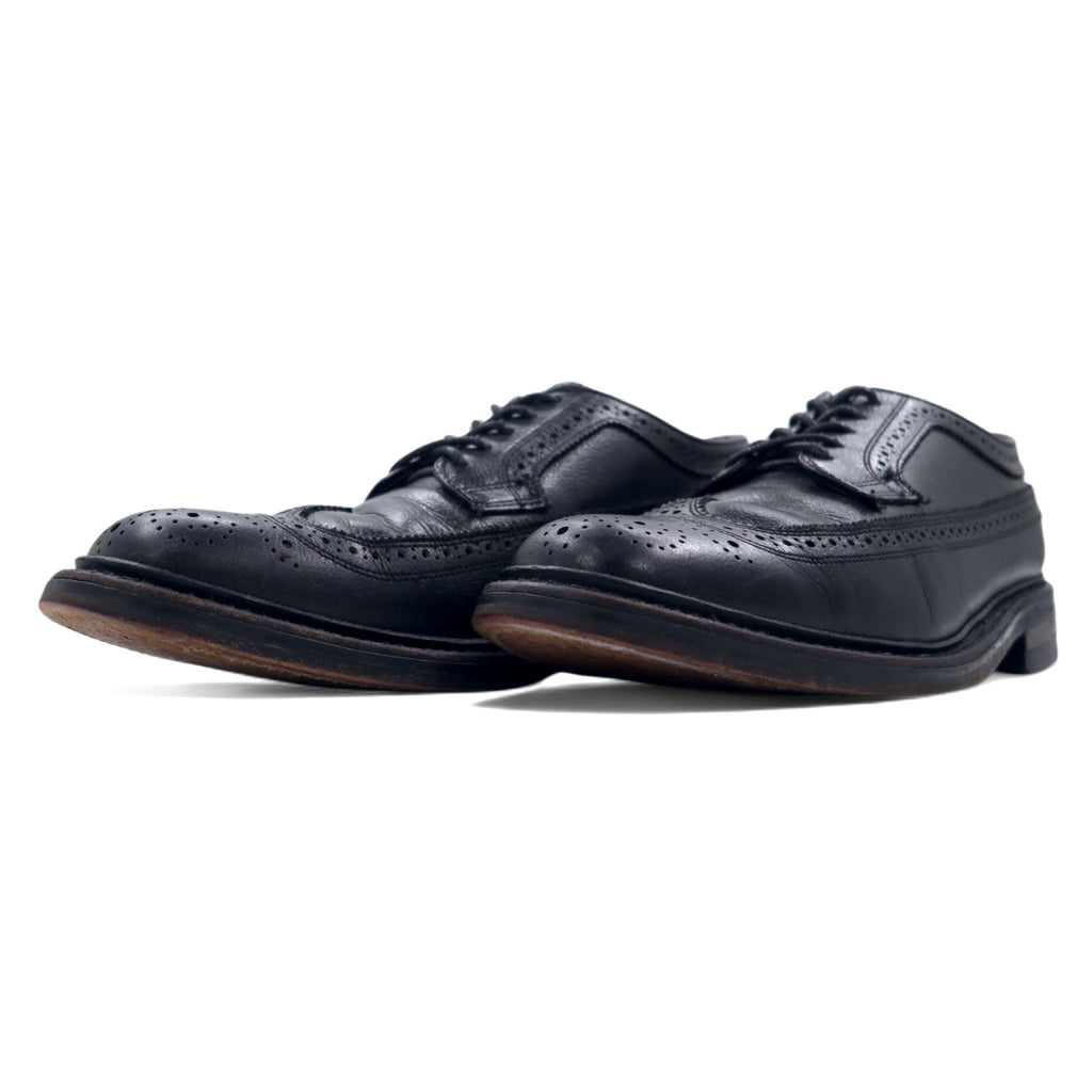 BARCLAY Wingtip Medallion Country Shoes Dress Shoes 27cm Black Leather