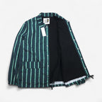 REAL BAD MAN Coach Jacket, XL, Striped, RBM RECORDS, Unused, UNION TOKYO