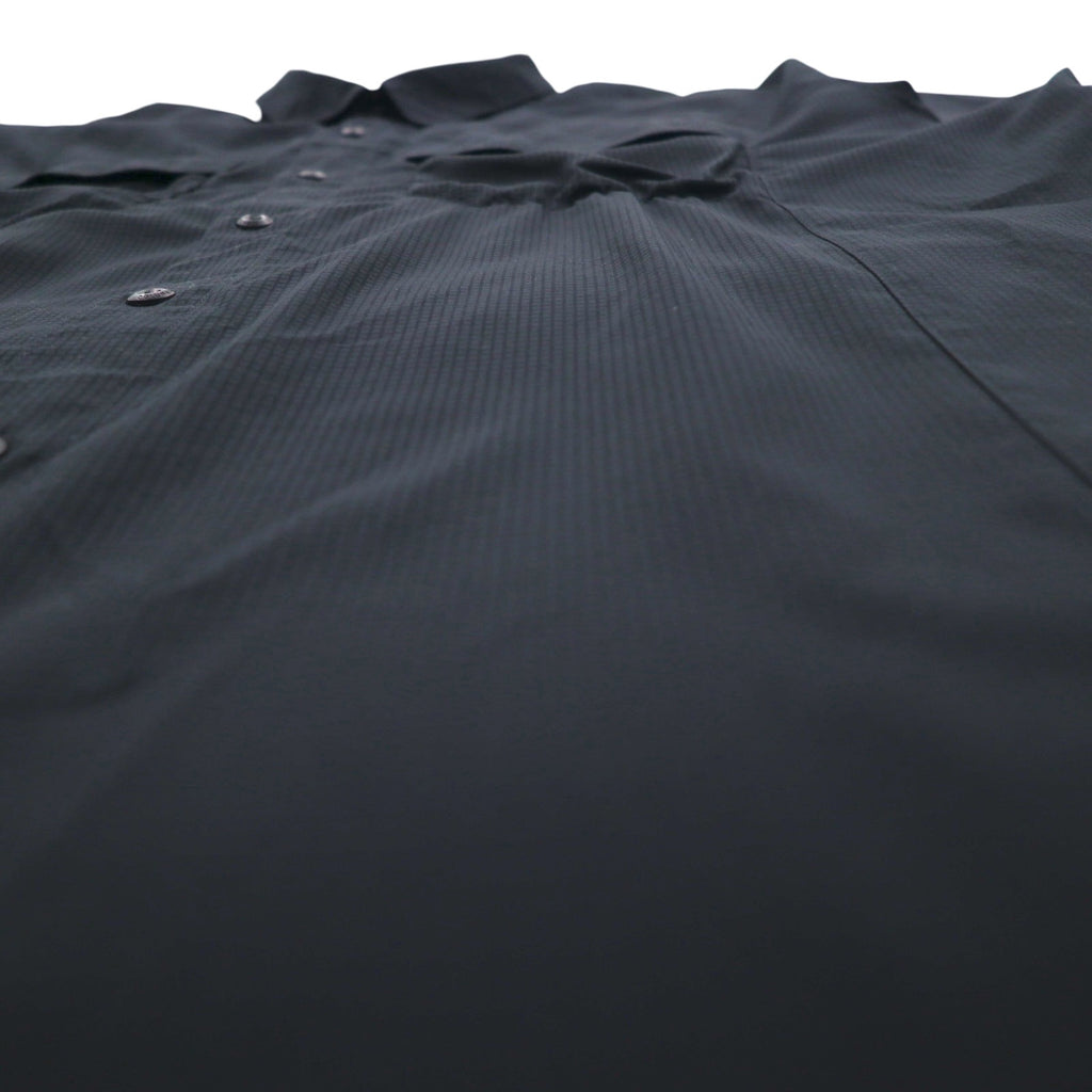 Columbia オムニシェード OMNI-SHADE 半袖 フィッシングシャツ XL ブラック ポリエステル メッシュ AT1567