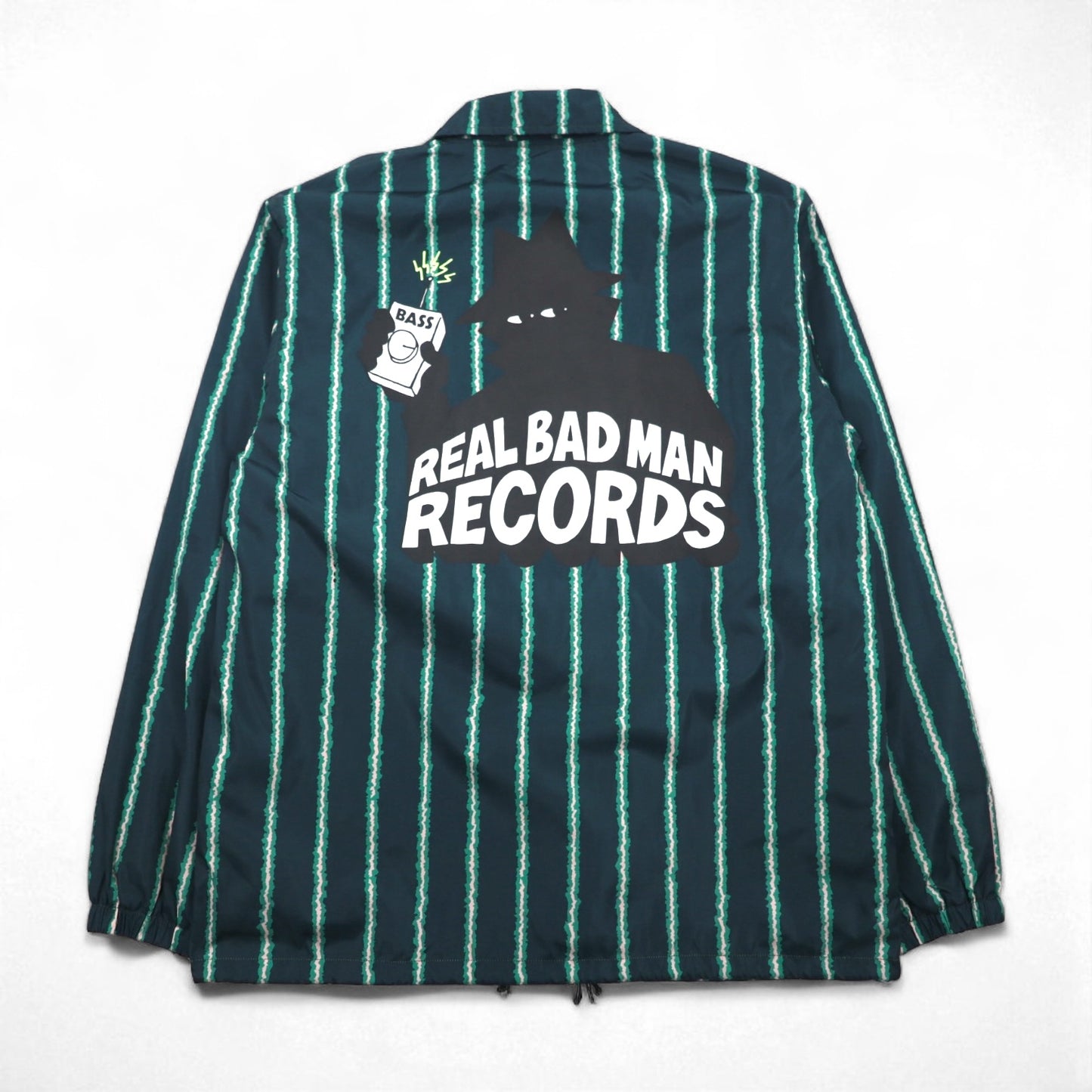 REAL BAD MAN コーチジャケット XL ストライプ RBM RECORDS 未使用品 UNION TOKYO 取扱い