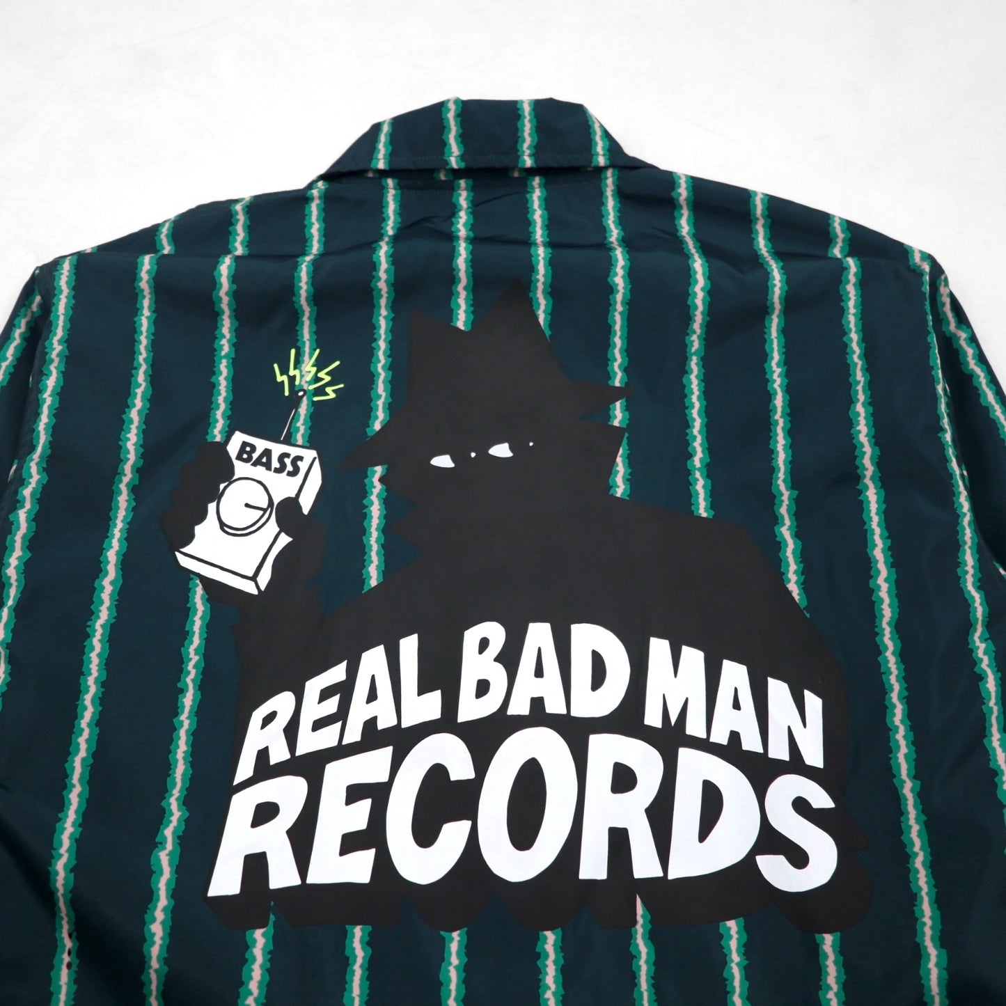 REAL BAD MAN コーチジャケット XL ストライプ RBM RECORDS 未使用品 UNION TOKYO 取扱い
