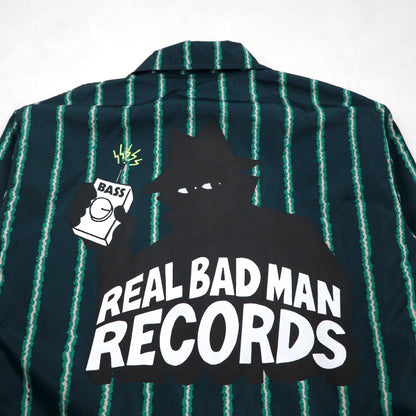 REAL BAD MAN コーチジャケット XL ストライプ RBM RECORDS 未使用品 UNION TOKYO 取扱い