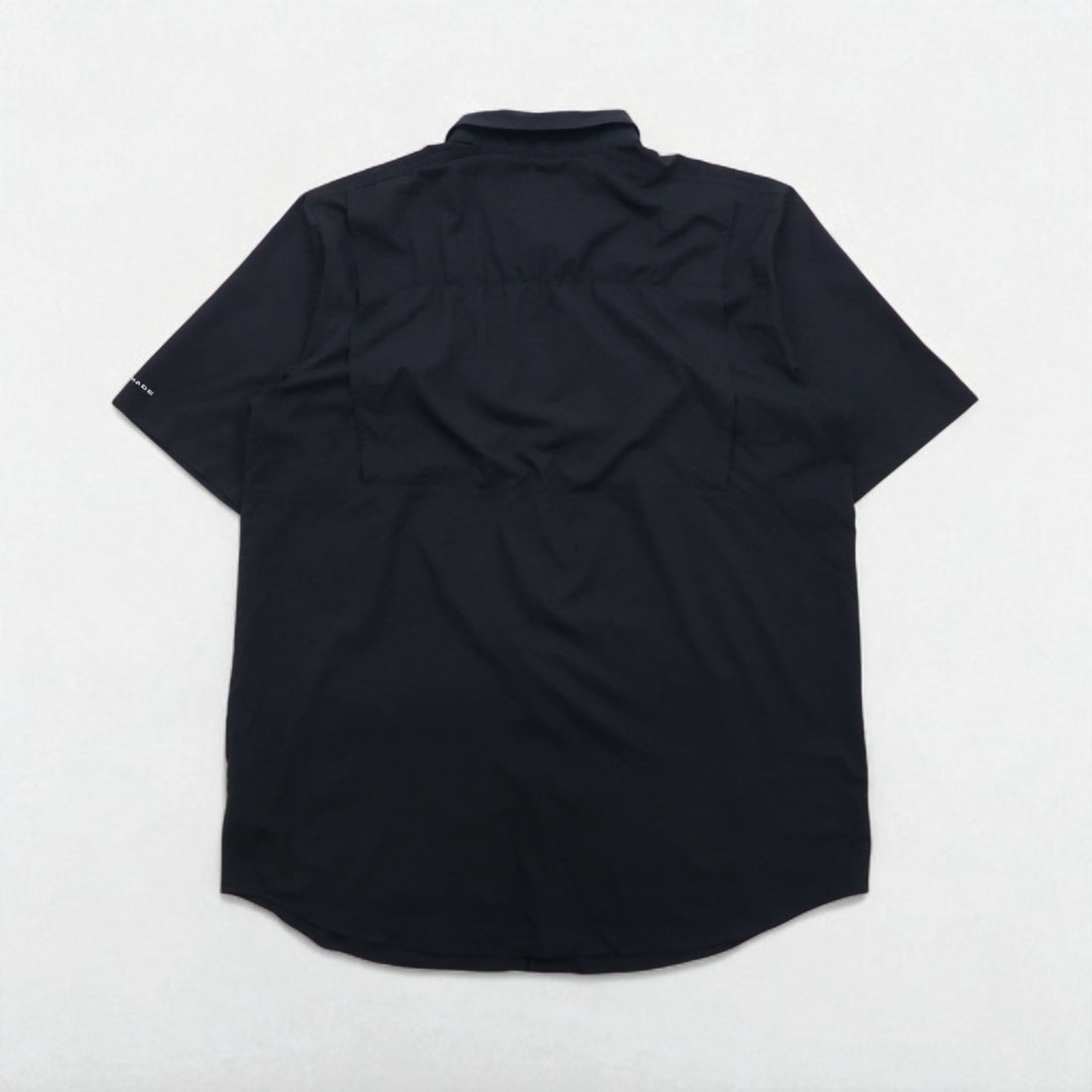 Columbia オムニシェード OMNI-SHADE 半袖 フィッシングシャツ XL ブラック ポリエステル メッシュ AT1567