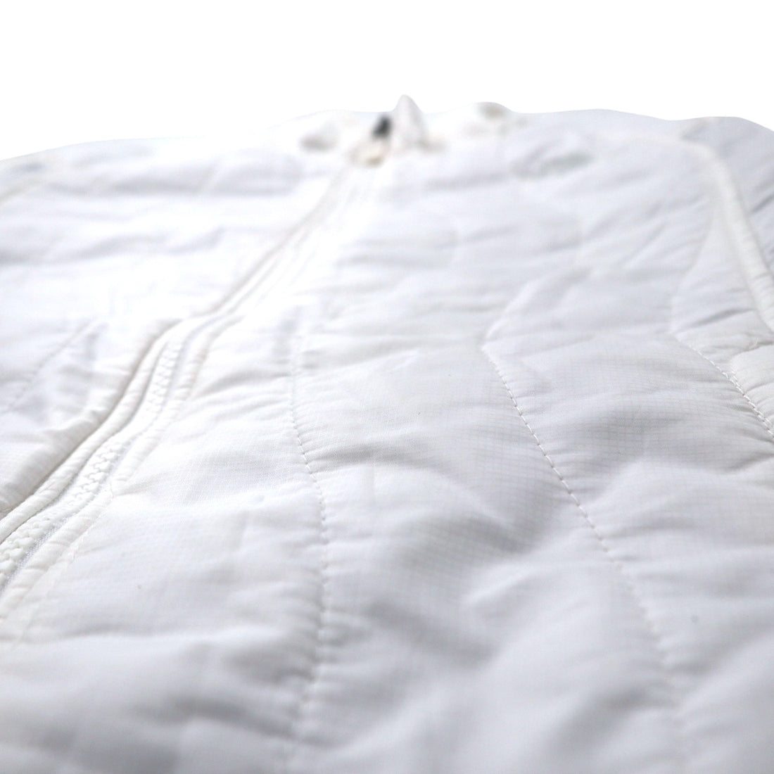 THE NORTH FACE Insulated Quilted Jacket XL White Nylon Padding One Point Logo Embroidery