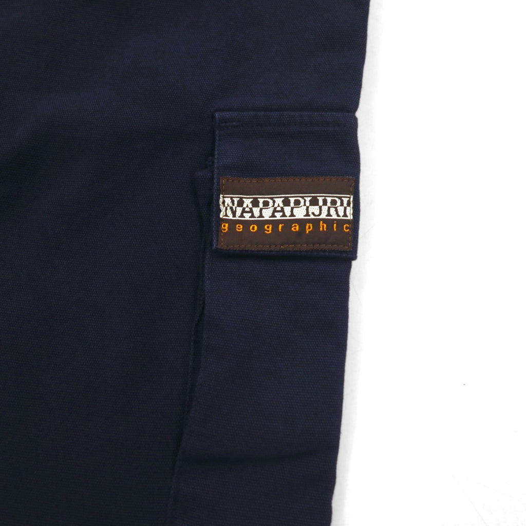 NAPAPIJRI Italian Utility Cargo Pants XL Navy Cotton Flap Pockets