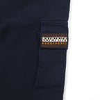 NAPAPIJRI Italian Utility Cargo Pants XL Navy Cotton Flap Pockets