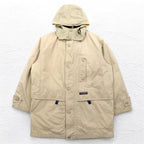 McGREGOR 90s Mountain Parka, Medium, Beige, Drawstring, Detachable Hood