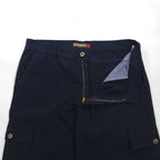 NAPAPIJRI Italian Utility Cargo Pants XL Navy Cotton Flap Pockets