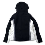 Columbia 3WAY マウンテンパーカー ソフトシェルジャケット M ブラック ナイロン OMNI-TECH 防水 フリースライナー フード着脱式 INTERCHANGE