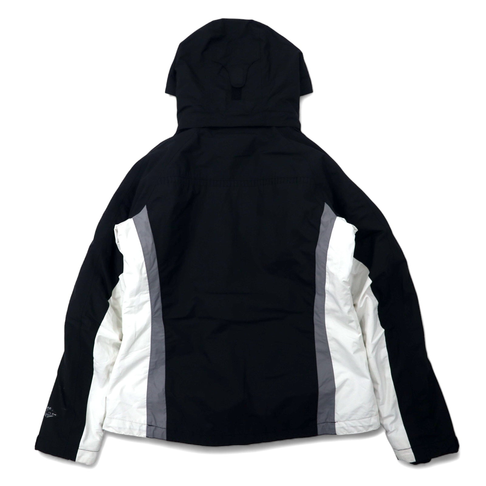 Columbia 3WAY マウンテンパーカー ソフトシェルジャケット M ブラック ナイロン OMNI-TECH 防水 フリースライナー フード着脱式 INTERCHANGE