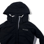 Columbia 3WAY マウンテンパーカー ソフトシェルジャケット M ブラック ナイロン OMNI-TECH 防水 フリースライナー フード着脱式 INTERCHANGE