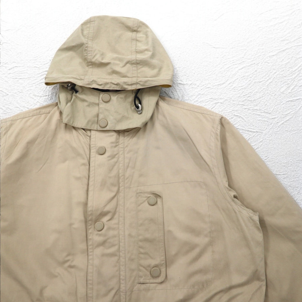 McGREGOR 90s Mountain Parka, Medium, Beige, Drawstring, Detachable Hood