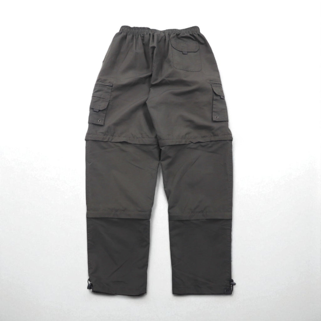 KOREX Outdoor 3-Way Convertible Cargo Shorts, XL, Gray, Drawcord, Utility Pockets
