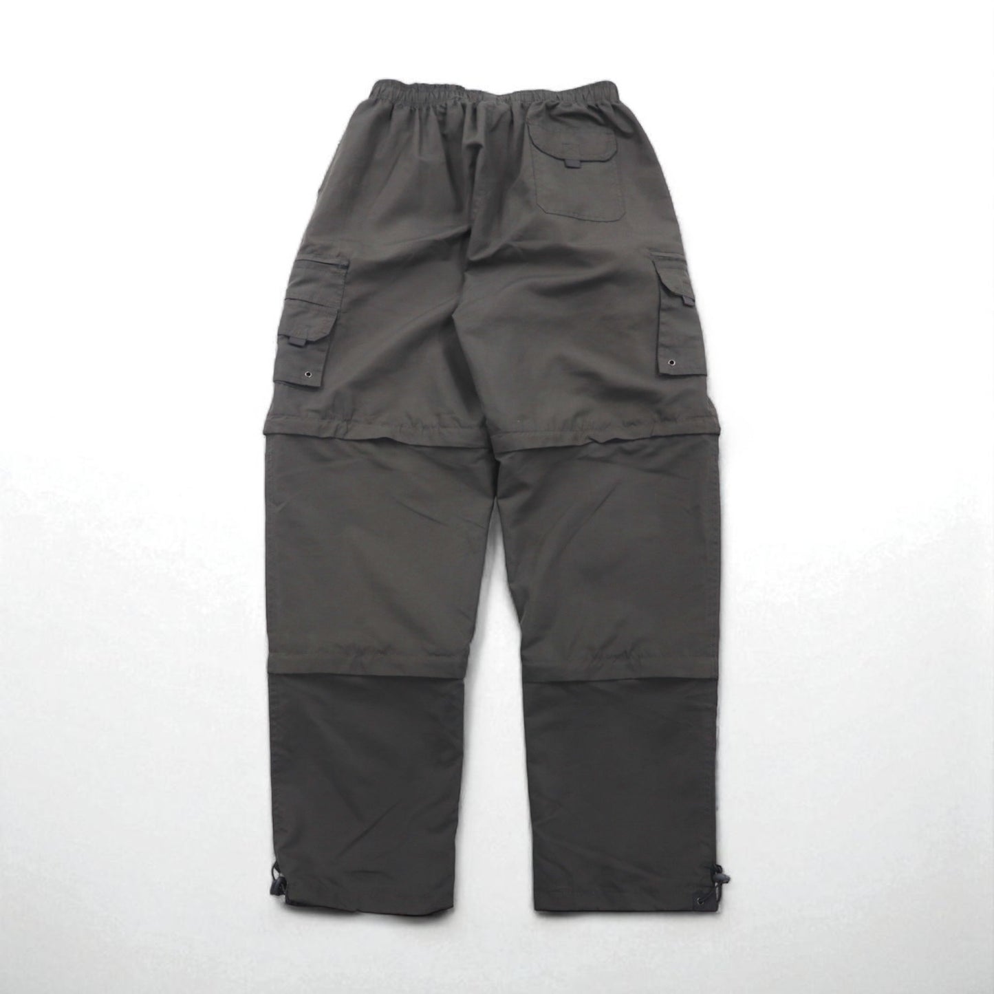 KOREX Outdoor 3-Way Convertible Cargo Shorts, XL, Gray, Drawcord, Utility Pockets