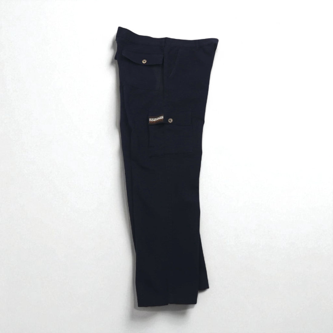 NAPAPIJRI Italian Utility Cargo Pants XL Navy Cotton Flap Pockets