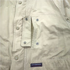 McGREGOR 90s Mountain Parka, Medium, Beige, Drawstring, Detachable Hood