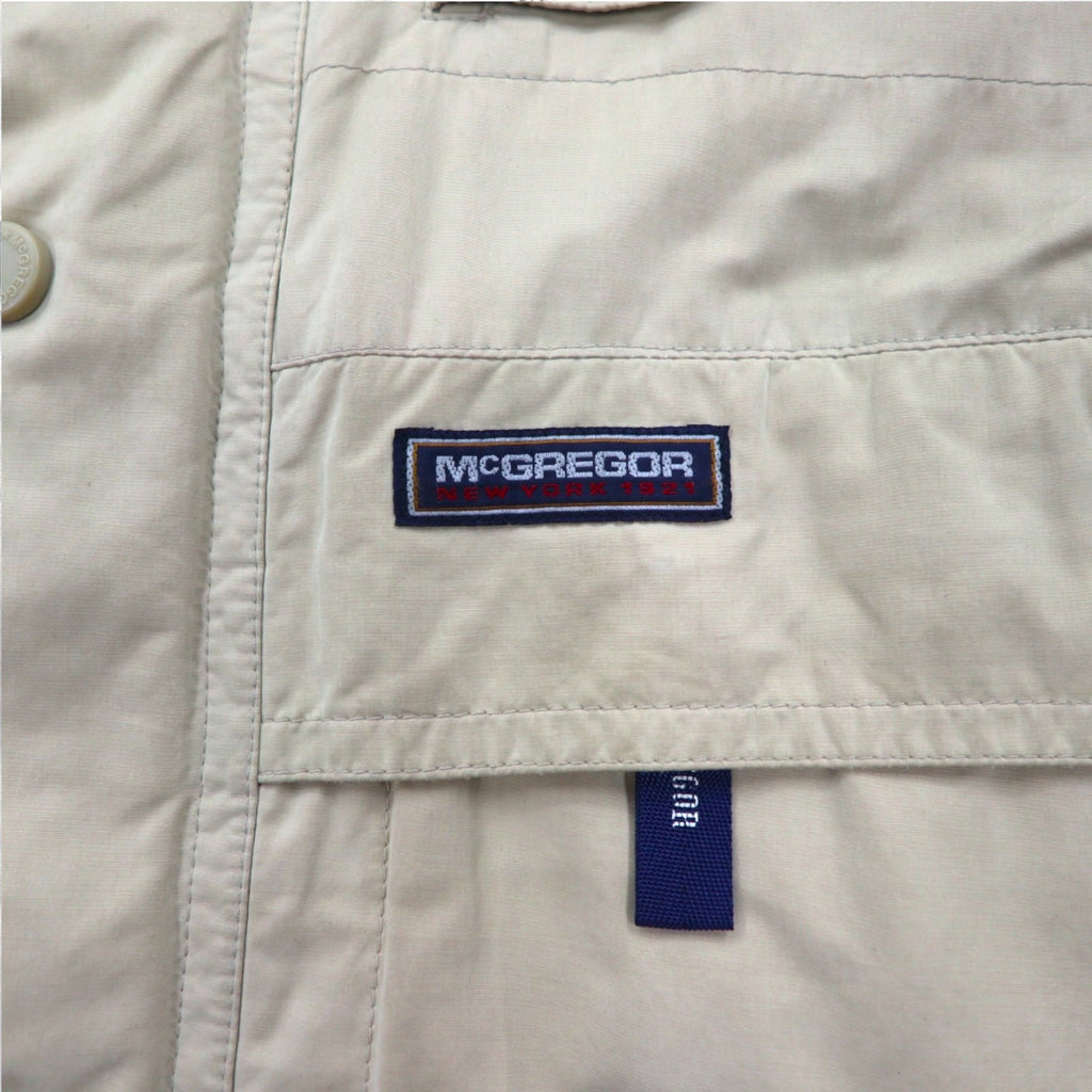 McGREGOR 90s Mountain Parka, Medium, Beige, Drawstring, Detachable Hood