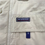 McGREGOR 90s Mountain Parka, Medium, Beige, Drawstring, Detachable Hood