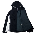 Columbia 3WAY マウンテンパーカー ソフトシェルジャケット M ブラック ナイロン OMNI-TECH 防水 フリースライナー フード着脱式 INTERCHANGE