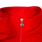 adidas 西ドイツ製 70年代 トラックジャケット ジャージ O レッド ポリエステル トレフォイル 3ストライプス