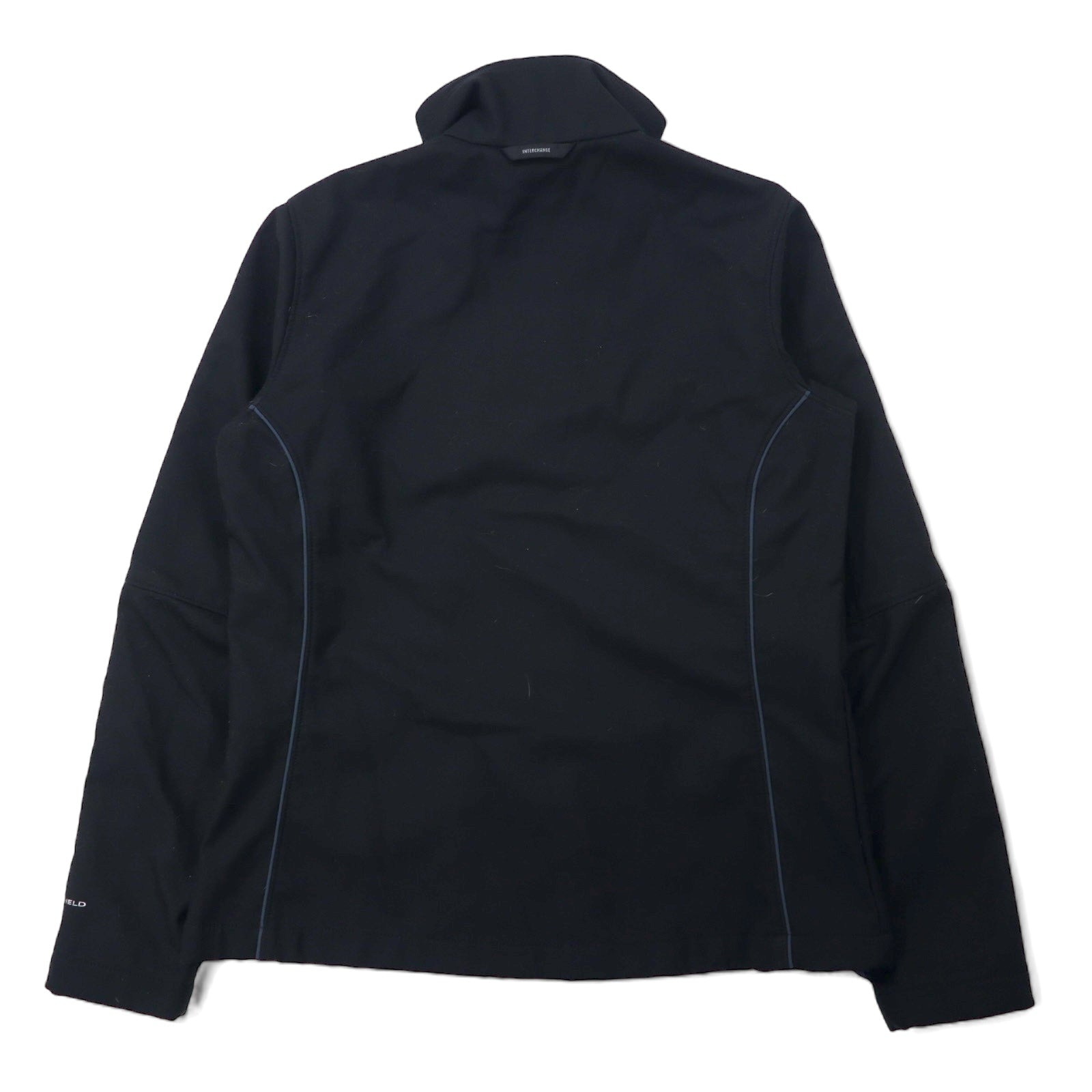 Columbia 3WAY マウンテンパーカー ソフトシェルジャケット M ブラック ナイロン OMNI-TECH 防水 フリースライナー フード着脱式 INTERCHANGE