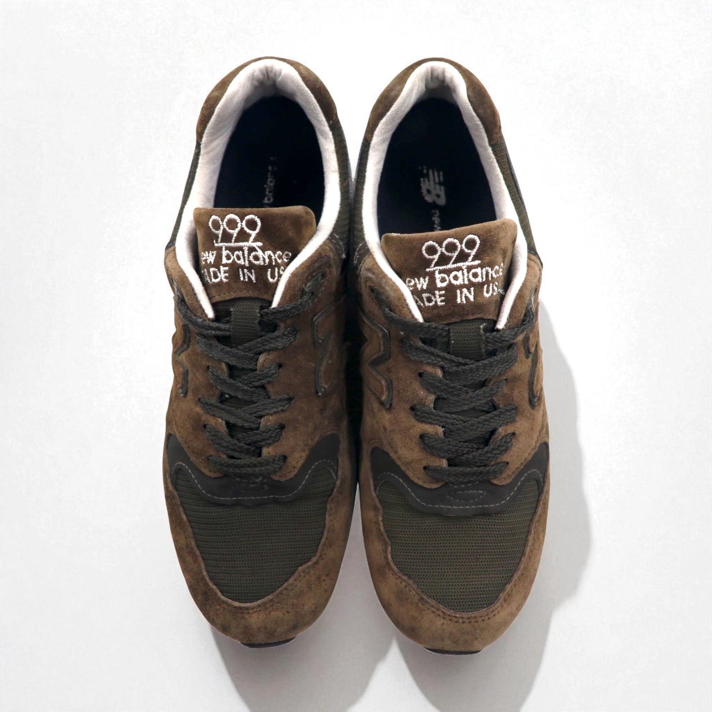 new balance USA製 999 スニーカー 26.5cm ブラウン スエード ABZORBメッシュ M999NJ