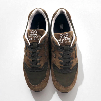 new balance USA製 999 スニーカー 26.5cm ブラウン スエード ABZORBメッシュ M999NJ