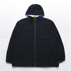 PACIFIC TRAIL (LONDON FOG) 90s Shell Parka L Black Nylon Drawcord Made in Sri Lanka
