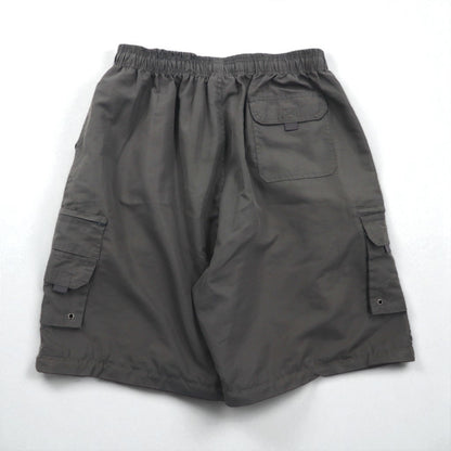 KOREX Outdoor 3-Way Convertible Cargo Shorts, XL, Gray, Drawcord, Utility Pockets