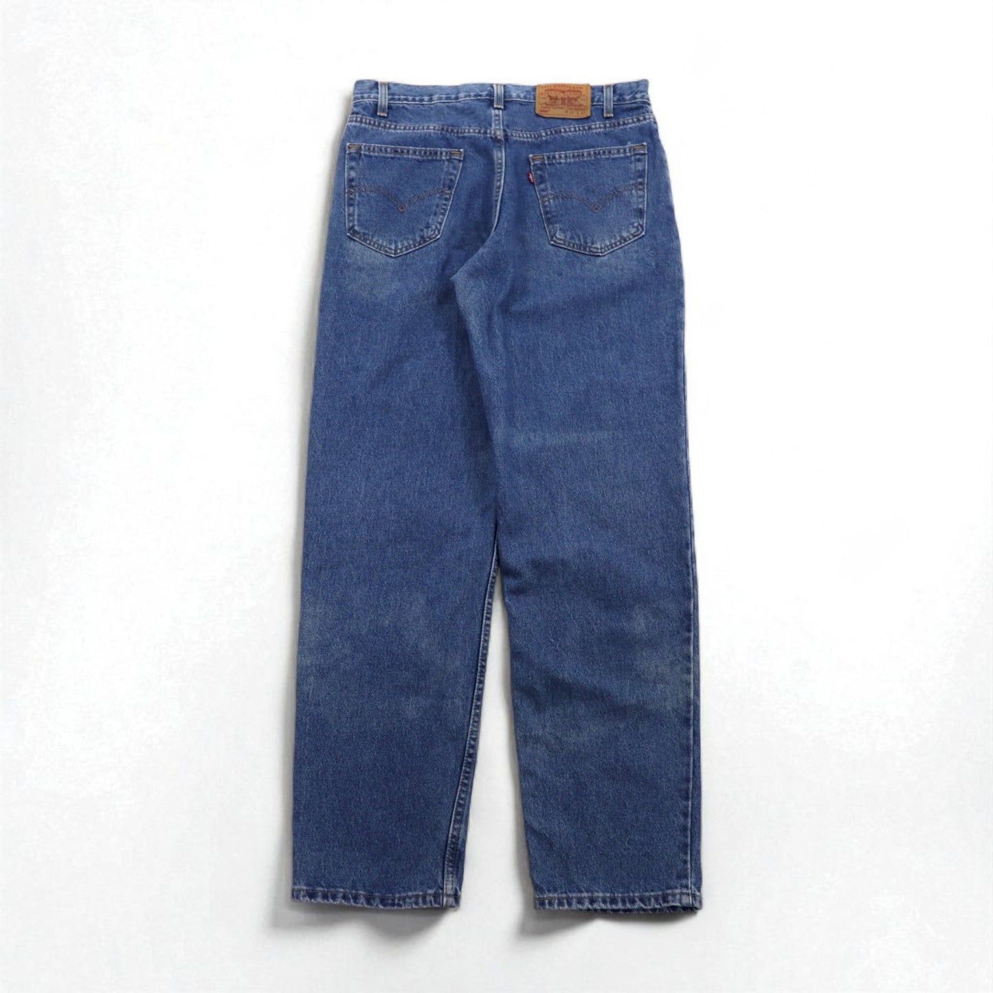 Levi's 00年代  USA製 550 バギー リラックスフィット テーパード デニムパンツ L インディゴ ブルー 00550-4891