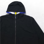 PACIFIC TRAIL (LONDON FOG) 90s Shell Parka L Black Nylon Drawcord Made in Sri Lanka