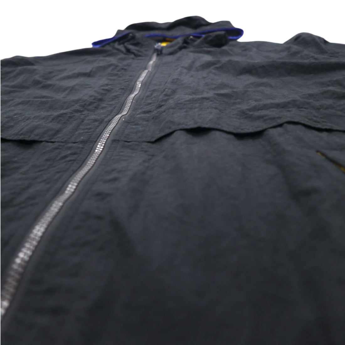 PACIFIC TRAIL (LONDON FOG) 90s Shell Parka L Black Nylon Drawcord Made in Sri Lanka