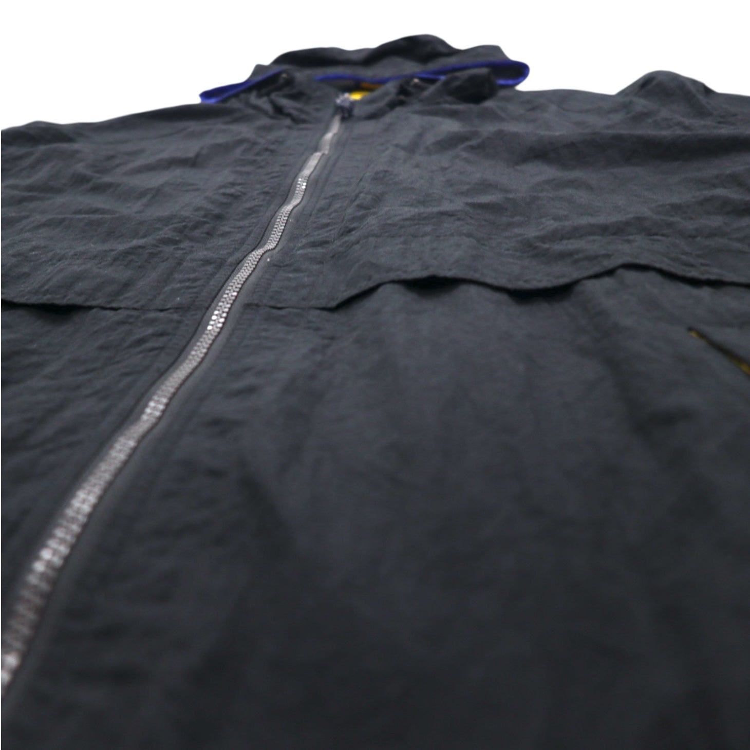 PACIFIC TRAIL (LONDON FOG) 90s Shell Parka L Black Nylon Drawcord Made in Sri Lanka