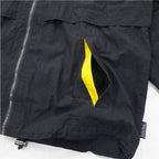 PACIFIC TRAIL (LONDON FOG) 90s Shell Parka L Black Nylon Drawcord Made in Sri Lanka