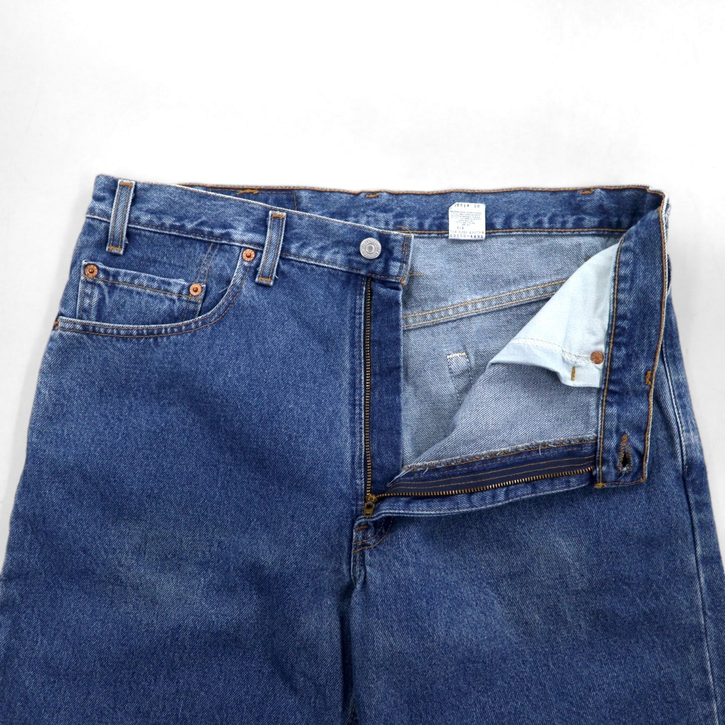 Levi's 00年代  USA製 550 バギー リラックスフィット テーパード デニムパンツ L インディゴ ブルー 00550-4891