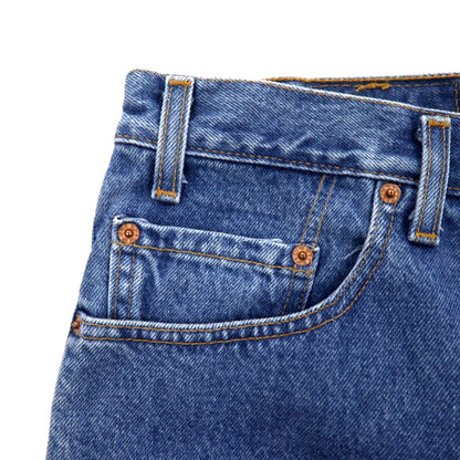 Levi's 00年代  USA製 550 バギー リラックスフィット テーパード デニムパンツ L インディゴ ブルー 00550-4891