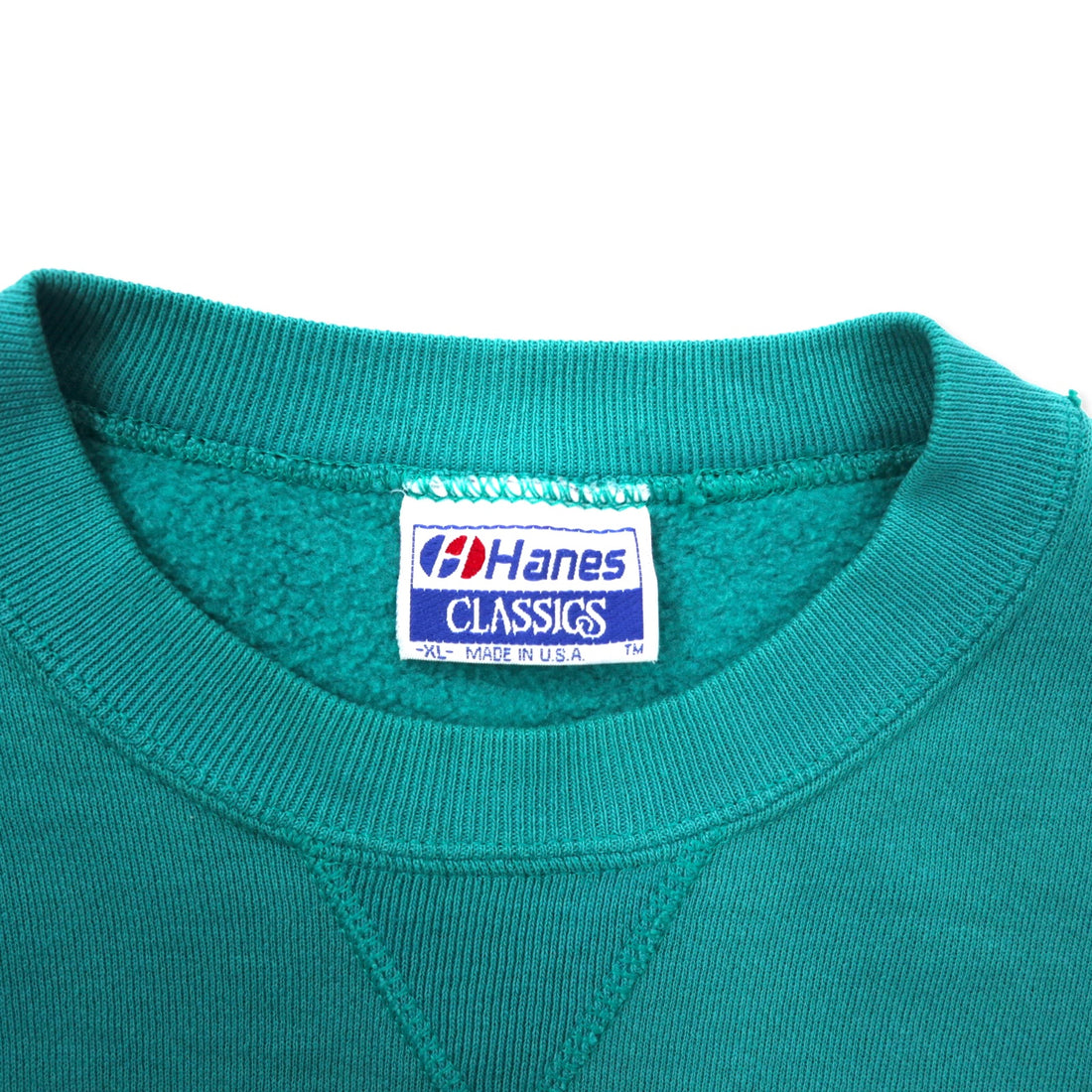 Hanes USA Made 90s CLASSICS College Print Sweatshirt XL Green Cotton UNIVERSITY OF AUSTRALIA Arch Logo