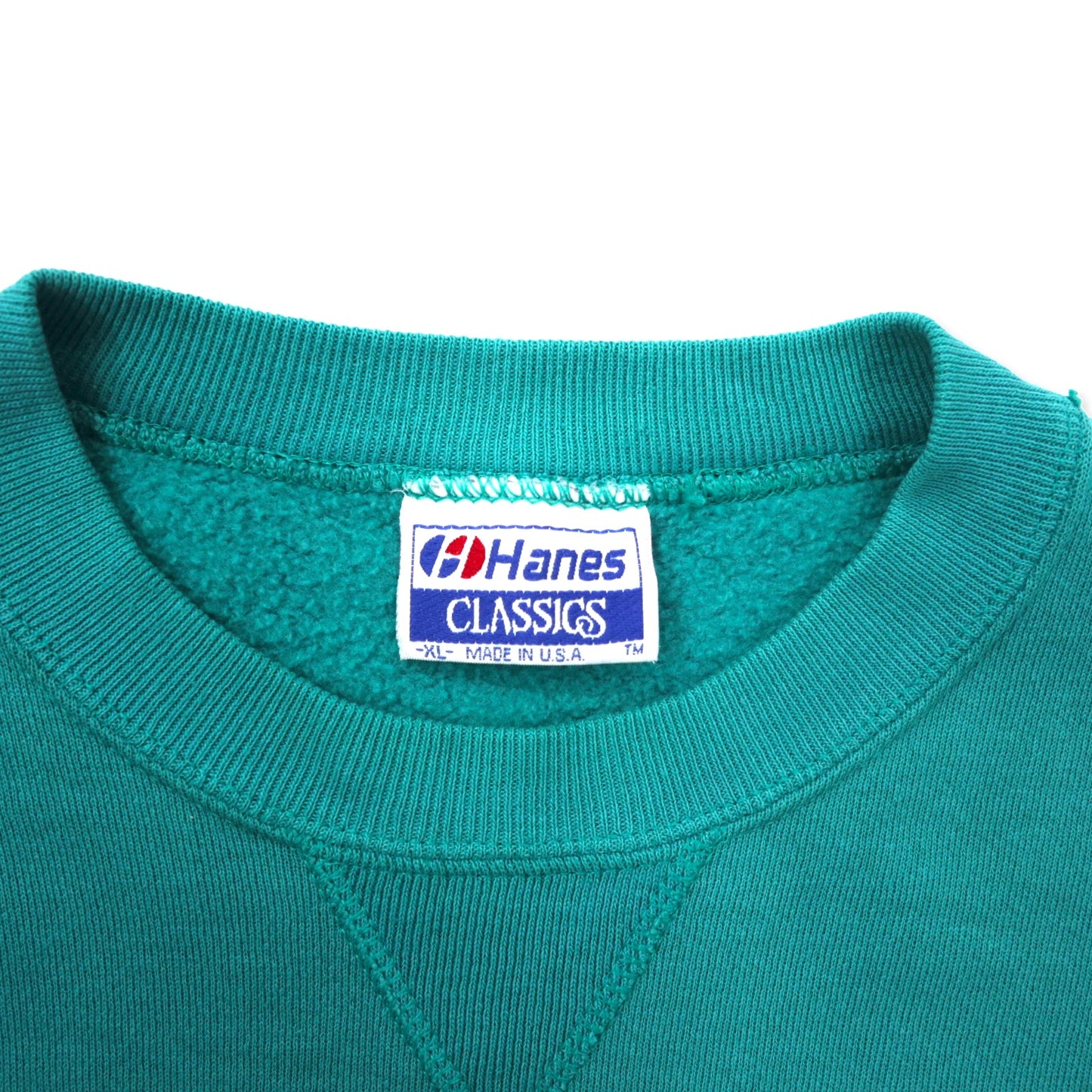 Hanes USA製 90年代 CLASSICS カレッジ プリント スウェット XL グリーン コットン UNIVERSITY OF AUSTRALIA アーチロゴ