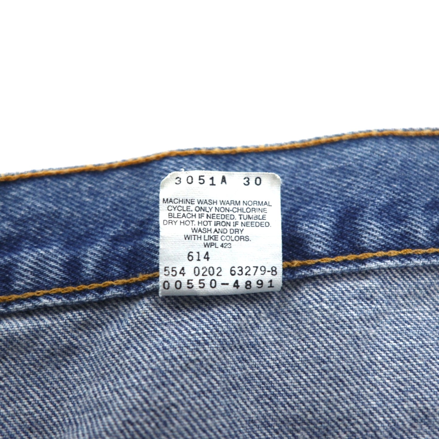 Levi's 00年代  USA製 550 バギー リラックスフィット テーパード デニムパンツ L インディゴ ブルー 00550-4891