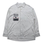 Castelbajac sport 90s Polynosic shirt XL grey cotton YOUR GLORY made in Japan